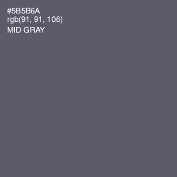#5B5B6A - Mid Gray Color Image